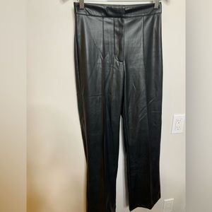 Straight leg leather pants Cotton On size 4